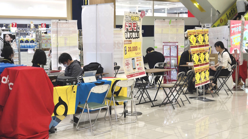 ４月の出張販売の様子②