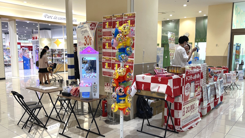 ６月の出張販売の様子①