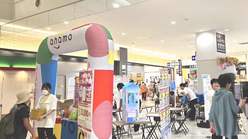 ９月の出張販売の様子①