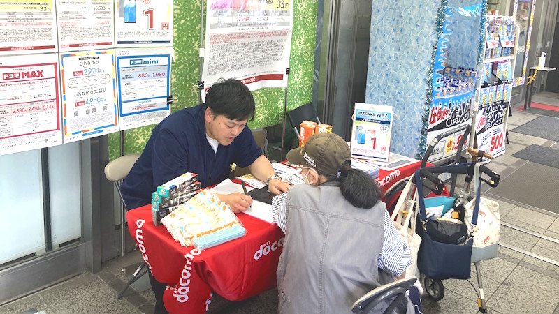 ６月の出張販売の様子②