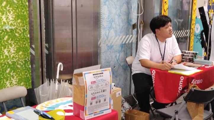 ９月の出張販売の様子③